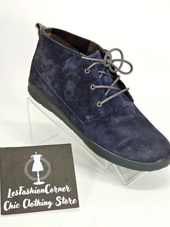 UGG Men\'s Blue Suede Canoe Chukka Treadlite Shoes Ankle Boots Sz 6 Wo\'s 7.5 1744